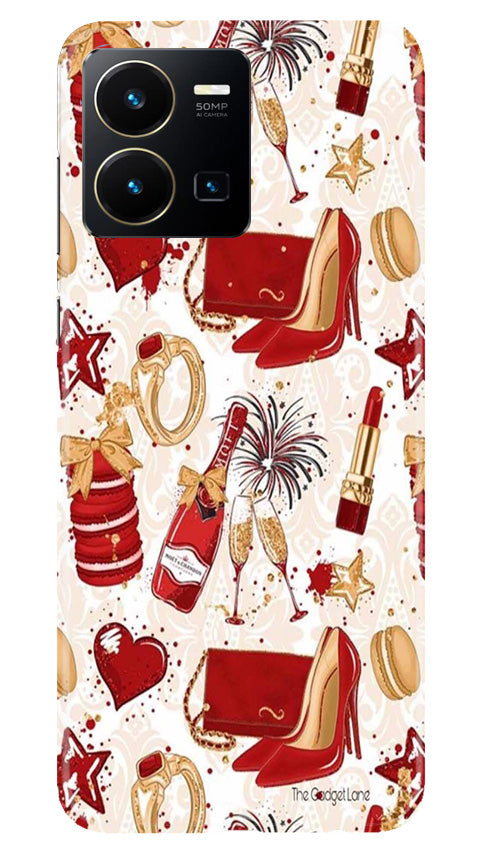 Girlish Mobile Back Case for Vivo Y22 (Design - 274)
