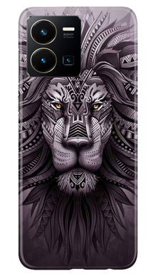 Lion Mobile Back Case for Vivo Y22 (Design - 277)