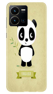 Panda Bear Mobile Back Case for Vivo Y22 (Design - 279)