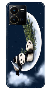 Panda Bear Mobile Back Case for Vivo Y35 (Design - 279)