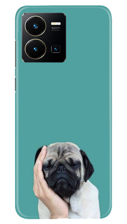 Puppy Mobile Back Case for Vivo Y22 (Design - 295)