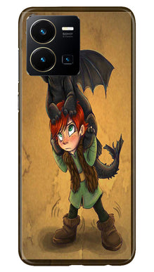 Dragon Mobile Back Case for Vivo Y35 (Design - 298)