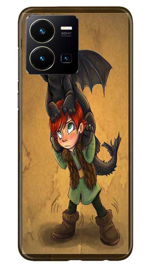 Dragon Mobile Back Case for Vivo Y22 (Design - 298)