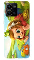 Baby Girl Mobile Back Case for Vivo Y22 (Design - 301)