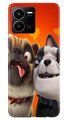 Dog Puppy Mobile Back Case for Vivo Y22 (Design - 310)