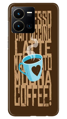 Love Coffee Mobile Back Case for Vivo Y35 (Design - 311)