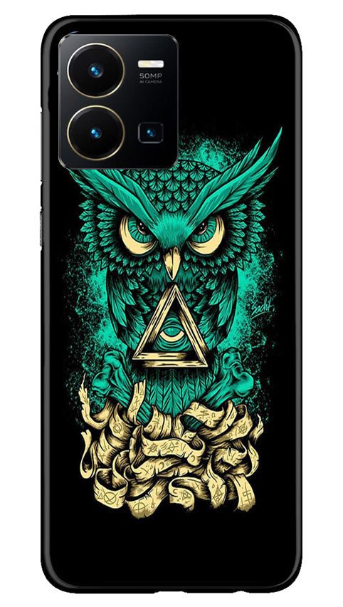 Owl Mobile Back Case for Vivo Y35 (Design - 317)