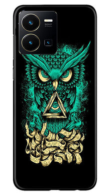 Owl Mobile Back Case for Vivo Y35 (Design - 317)