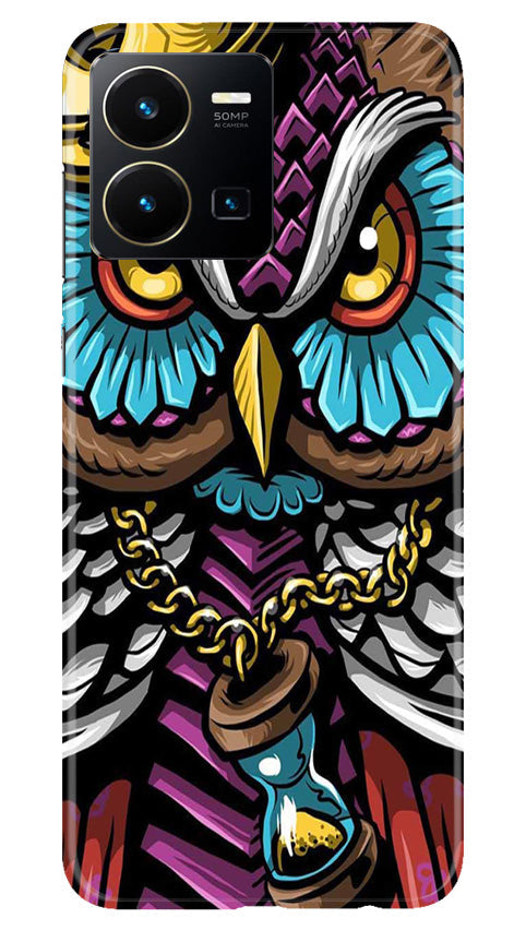 Owl Mobile Back Case for Vivo Y35 (Design - 318)