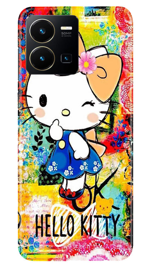 Hello Kitty Mobile Back Case for Vivo Y35 (Design - 321)