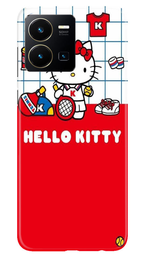 Hello Kitty Mobile Back Case for Vivo Y22 (Design - 322)
