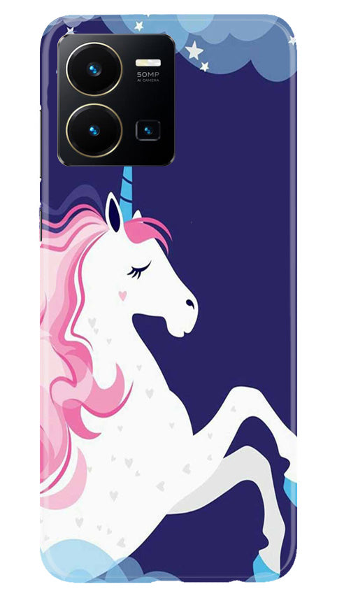 Unicorn Mobile Back Case for Vivo Y22 (Design - 324)