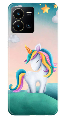 Unicorn Mobile Back Case for Vivo Y22 (Design - 325)