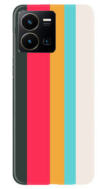 Color Pattern Mobile Back Case for Vivo Y35 (Design - 328)