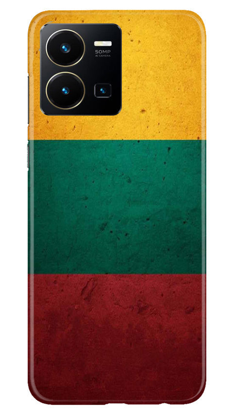 Color Pattern Mobile Back Case for Vivo Y35 (Design - 333)