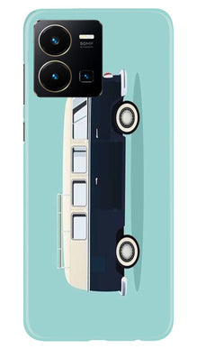 Travel Bus Mobile Back Case for Vivo Y35 (Design - 338)