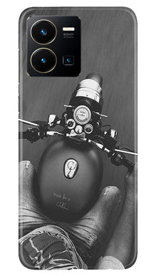 Royal Enfield Mobile Back Case for Vivo Y22 (Design - 341)