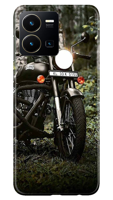 Royal Enfield Mobile Back Case for Vivo Y35 (Design - 343)