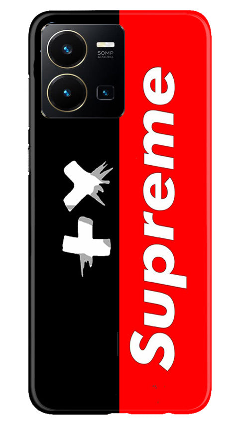 Supreme Mobile Back Case for Vivo Y22 (Design - 347)