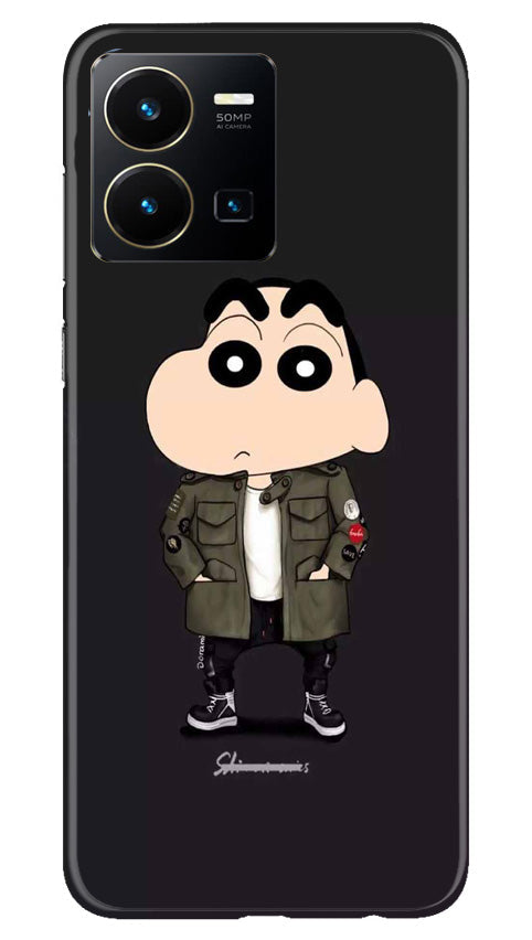 Shin Chan Mobile Back Case for Vivo Y35 (Design - 349)