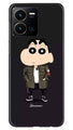 Shin Chan Mobile Back Case for Vivo Y22 (Design - 349)