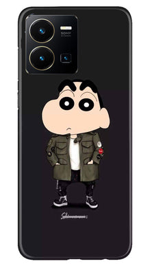 Shin Chan Mobile Back Case for Vivo Y22 (Design - 349)