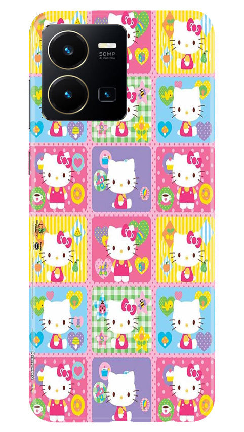 Kitty Mobile Back Case for Vivo Y22 (Design - 357)