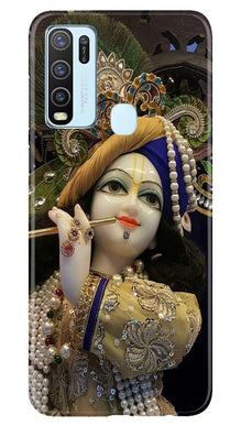Lord Krishna3 Mobile Back Case for Vivo Y30 (Design - 18)