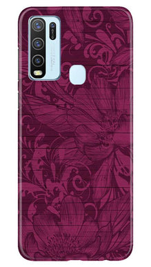Purple Backround Mobile Back Case for Vivo Y50 (Design - 22)