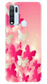 White Pick Butterflies Case for Vivo Y30