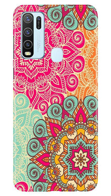 Rangoli art2 Mobile Back Case for Vivo Y50 (Design - 29)