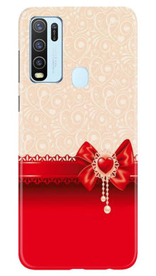 Gift Wrap3 Mobile Back Case for Vivo Y30 (Design - 36)