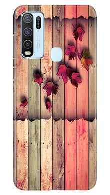Wooden look2 Mobile Back Case for Vivo Y30 (Design - 56)