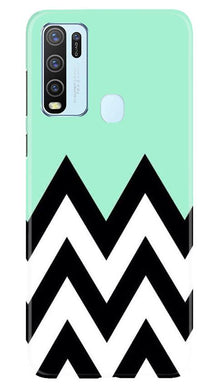 Pattern Mobile Back Case for Vivo Y30 (Design - 58)