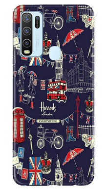 Love London Mobile Back Case for Vivo Y30 (Design - 75)