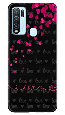 Love in Air Mobile Back Case for Vivo Y30 (Design - 89)