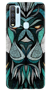 Lion Mobile Back Case for Vivo Y50 (Design - 97)