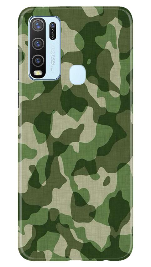 Army Camouflage Case for Vivo Y30  (Design - 106)