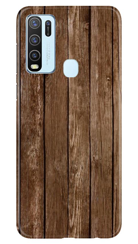 Wooden Look Case for Vivo Y30  (Design - 112)