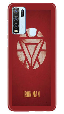 Iron Man Superhero Mobile Back Case for Vivo Y50  (Design - 115)