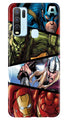 Avengers Superhero Case for Vivo Y30  (Design - 124)