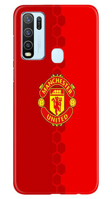 Manchester United Mobile Back Case for Vivo Y50  (Design - 157)