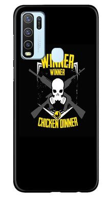 Winner Winner Chicken Dinner Mobile Back Case for Vivo Y50  (Design - 178)