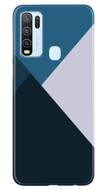 Blue Shades Mobile Back Case for Vivo Y30 (Design - 188)