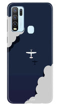 Clouds Plane Case for Vivo Y30 (Design - 196)