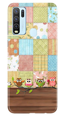 Owls Mobile Back Case for Vivo Y30 (Design - 202)