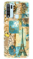 Travel Eiffel Tower Case for Vivo Y30 (Design No. 206)