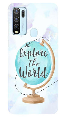 Explore the World Mobile Back Case for Vivo Y50 (Design - 207)