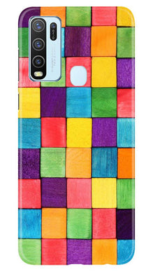 Colorful Square Mobile Back Case for Vivo Y50 (Design - 218)