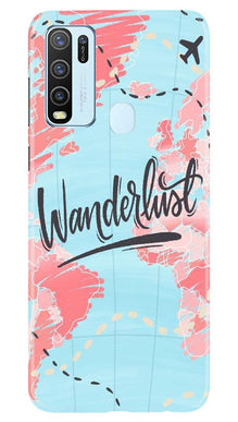 Wonderlust Travel Mobile Back Case for Vivo Y30 (Design - 223)